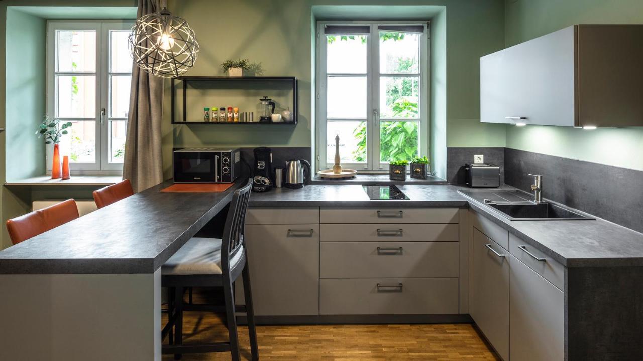 Kreuzstein Boutique-Apartment Hotel Bayreuth Bagian luar foto